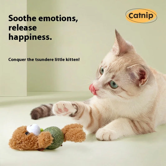 Catnip Ball Doll Toy with Bell