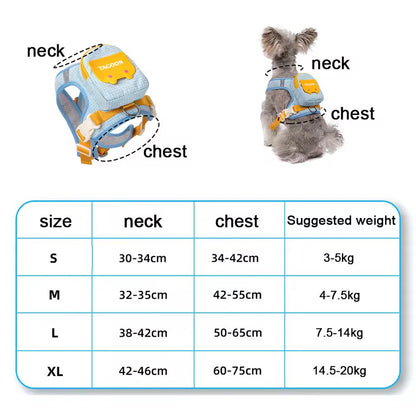 Vest with backpack