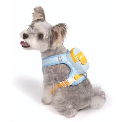 Vest with backpack