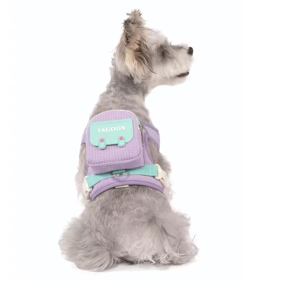 Vest with backpack