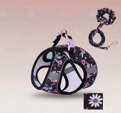 Flowers set+Traction Bracelet purple