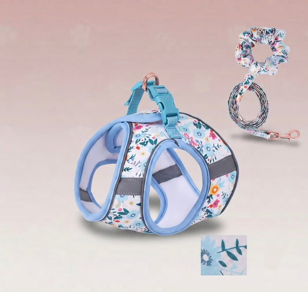 Flowers set+Traction Bracelet blue
