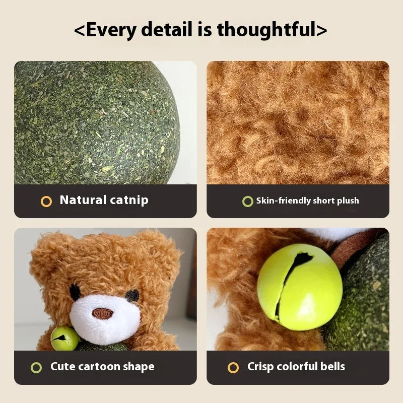 Catnip Ball  Doll Toy with Bell