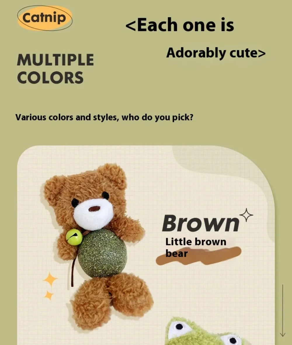 Catnip Ball  Doll Toy with Bell