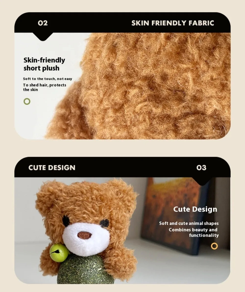 Catnip Ball  Doll Toy with Bell