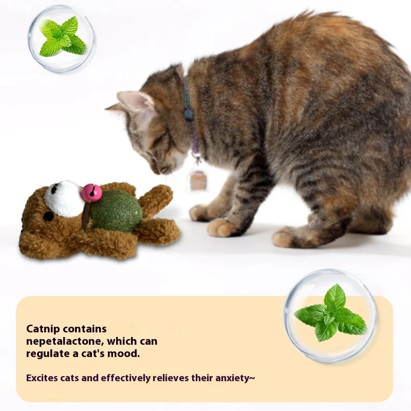 Catnip Ball  Doll Toy with Bell