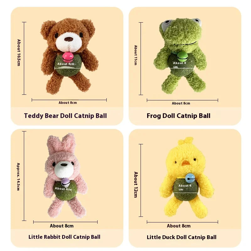 Catnip Ball  Doll Toy with Bell