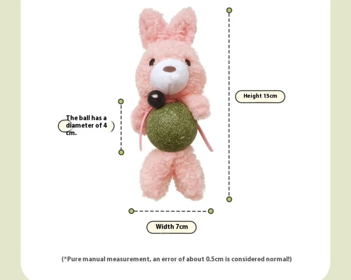 Catnip Ball  Doll Toy with Bell