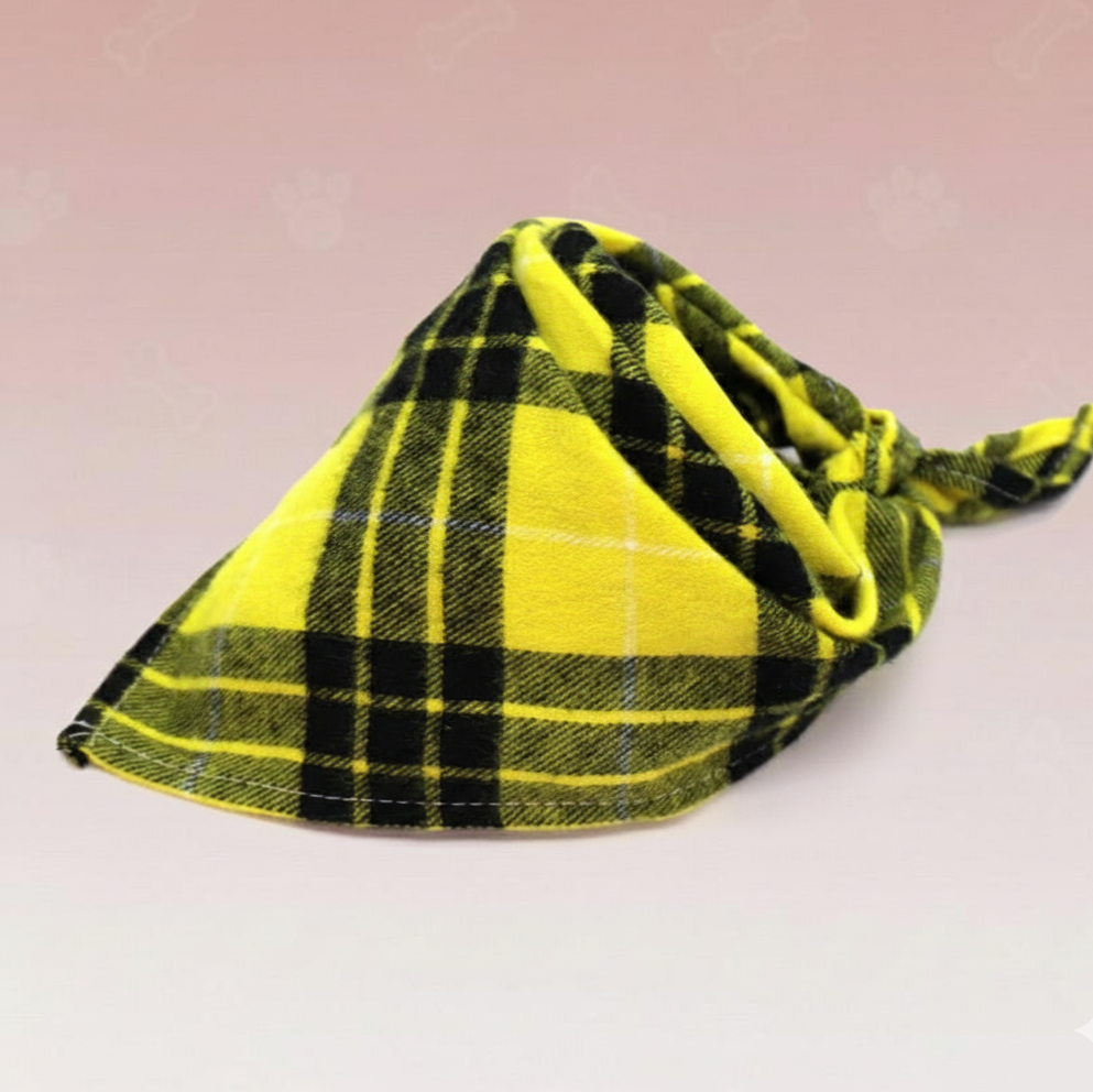 Sunshine Yellow Plaid